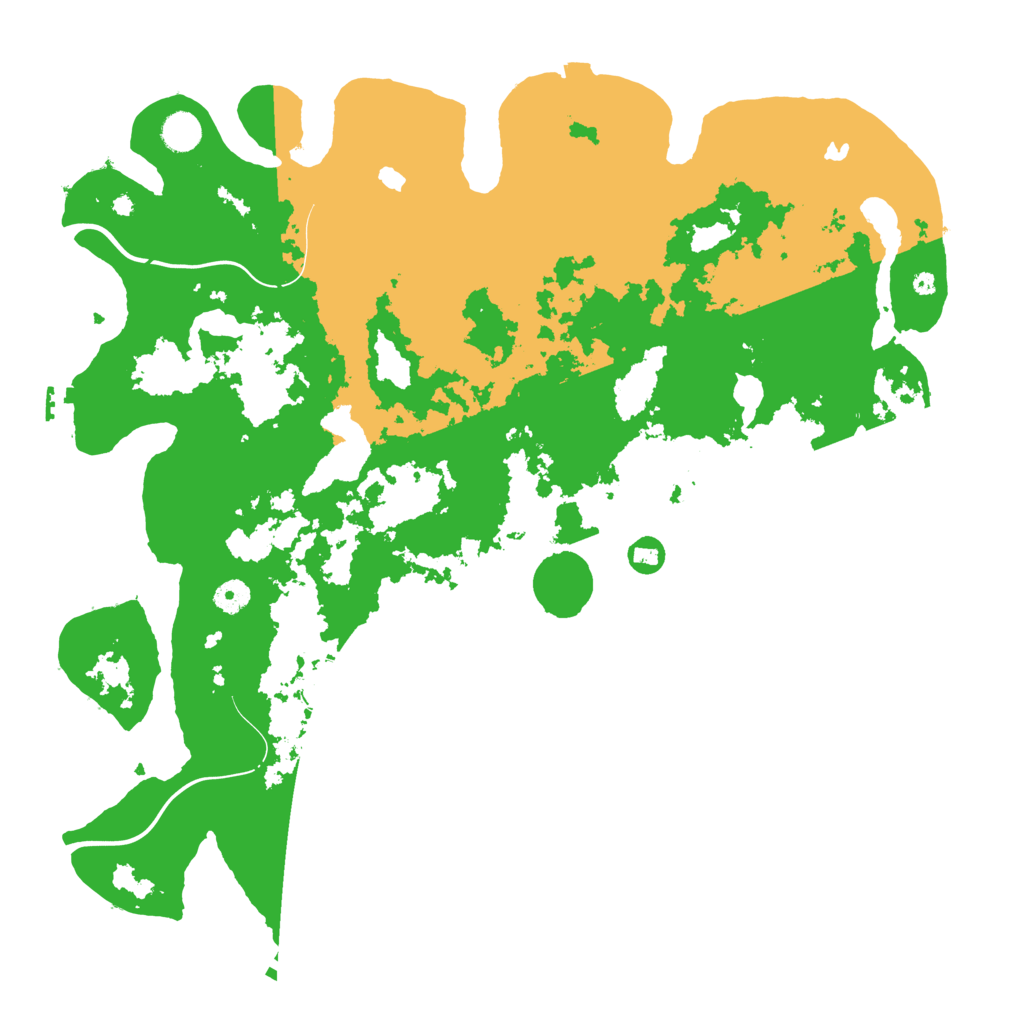 Biome Rust Map: Procedural Map, Size: 4500, Seed: 2053346090