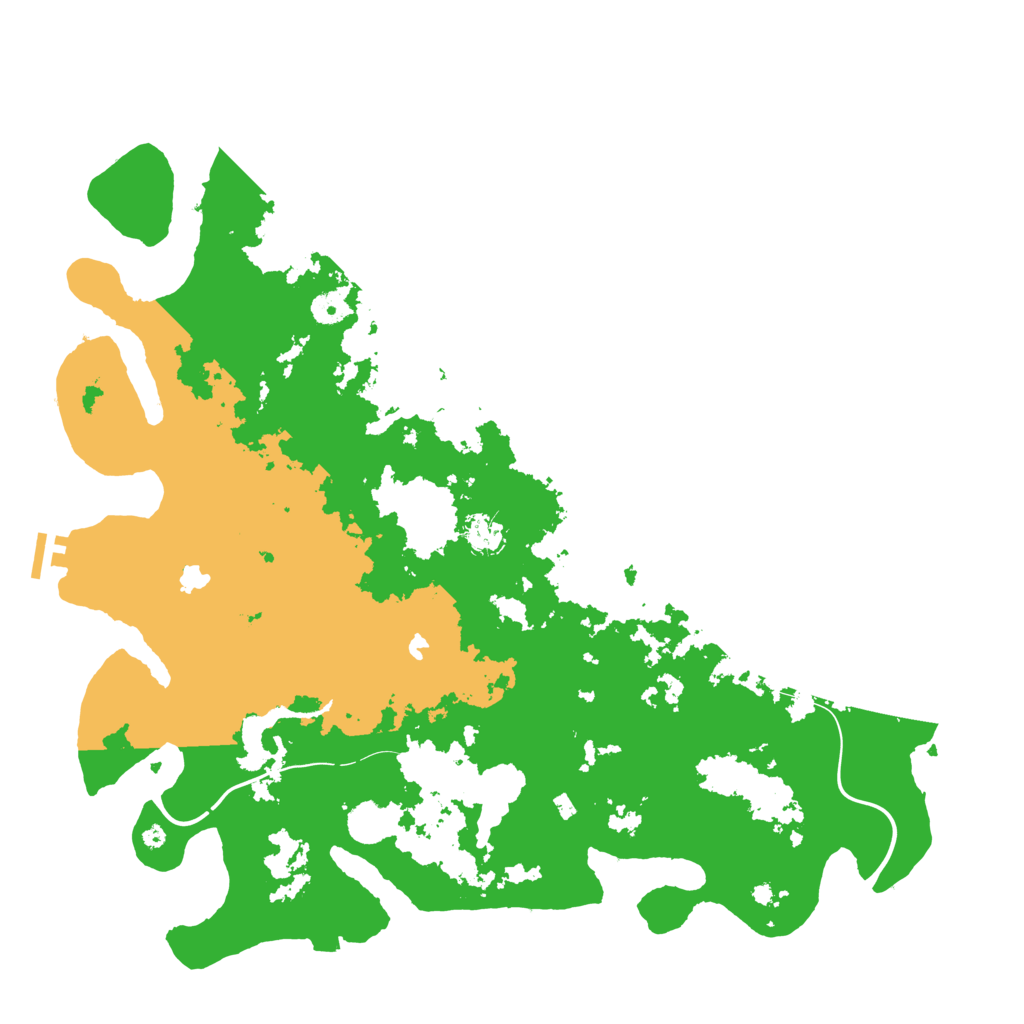 Biome Rust Map: Procedural Map, Size: 4500, Seed: 115353693