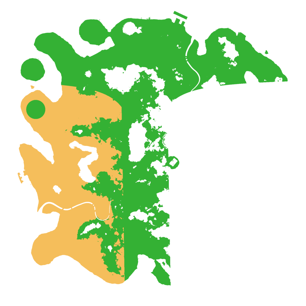 Biome Rust Map: Procedural Map, Size: 4250, Seed: 20694539