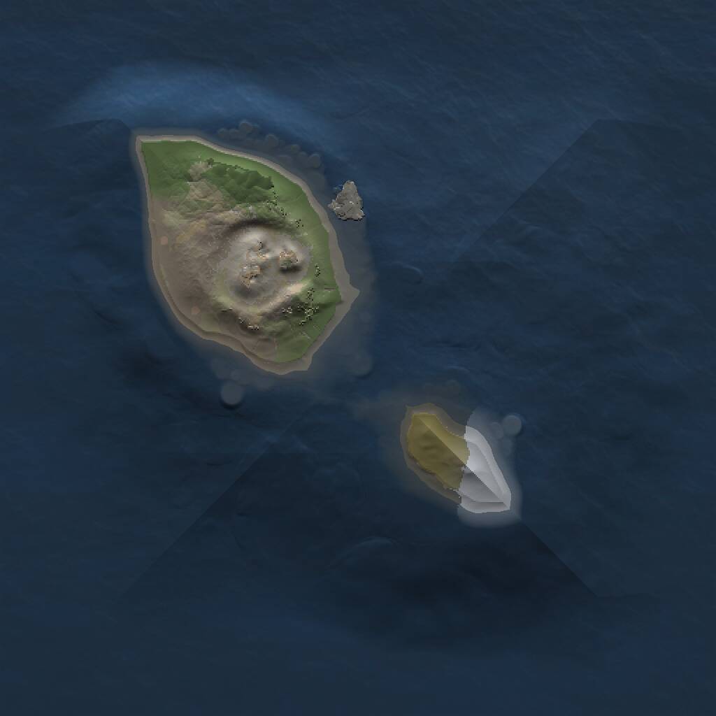 Rust Map: Procedural Map, Size: 1000, Seed: 1110643892, 1 Monuments