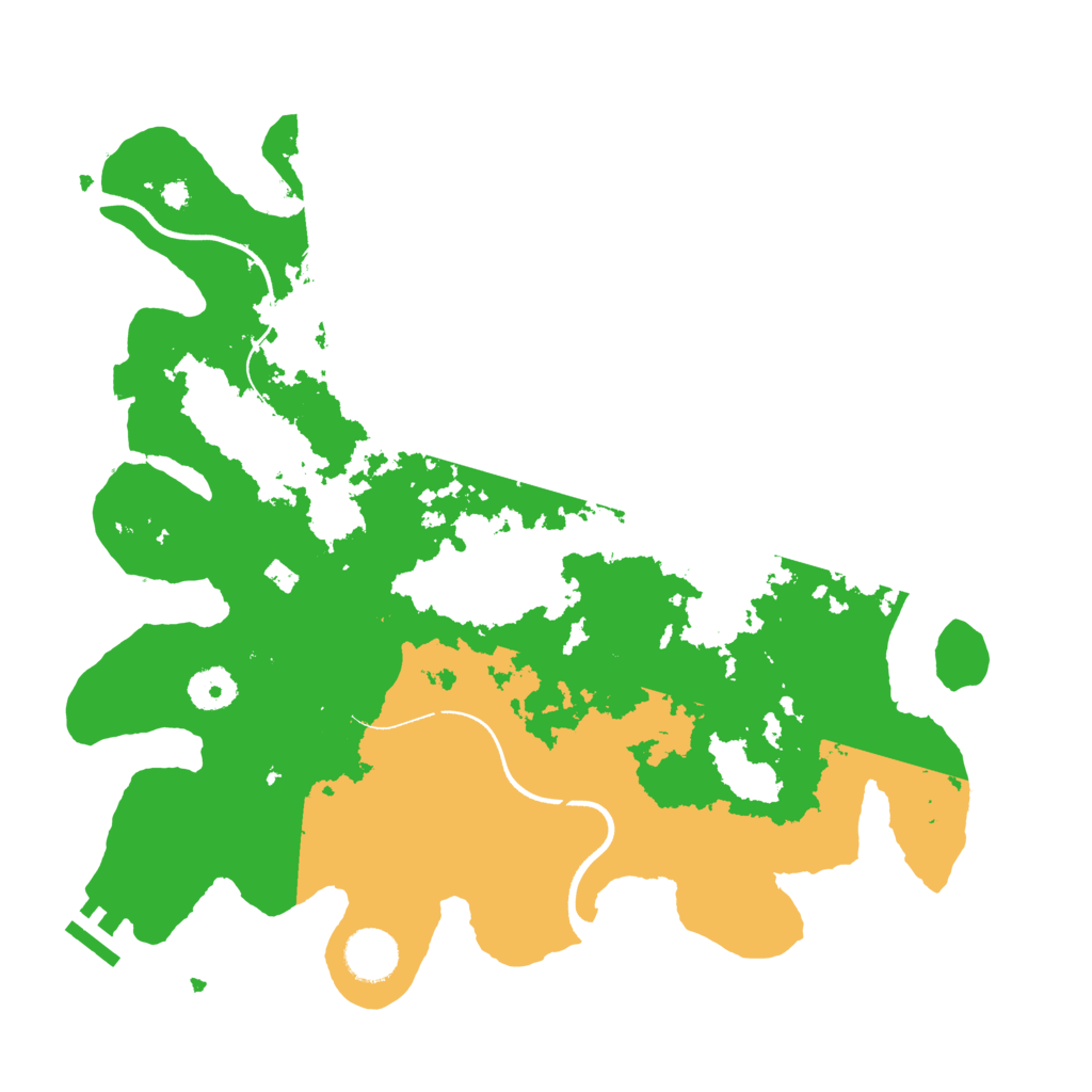 Biome Rust Map: Procedural Map, Size: 3600, Seed: 1784950467