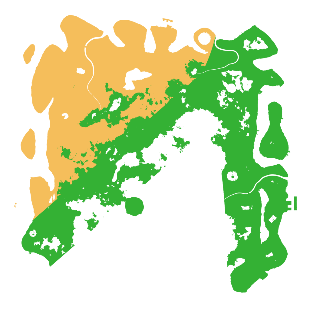 Biome Rust Map: Procedural Map, Size: 4500, Seed: 1456183908