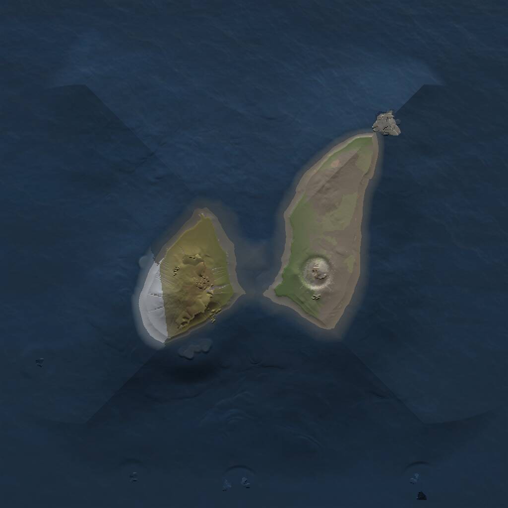 Rust Map: Procedural Map, Size: 1000, Seed: 274564578, 1 Monuments