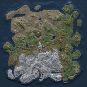 Thumbnail Rust Map: Procedural Map, Size: 4250, Seed: 906890798, 16 Monuments