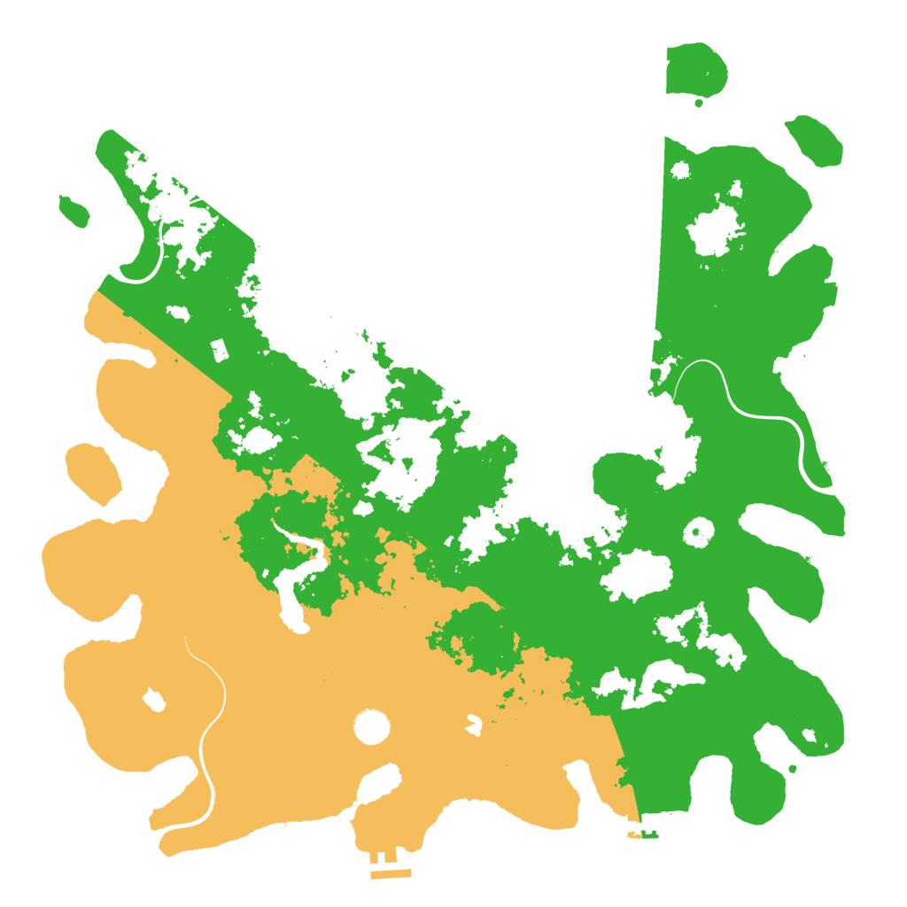 Biome Rust Map: Procedural Map, Size: 4500, Seed: 89001