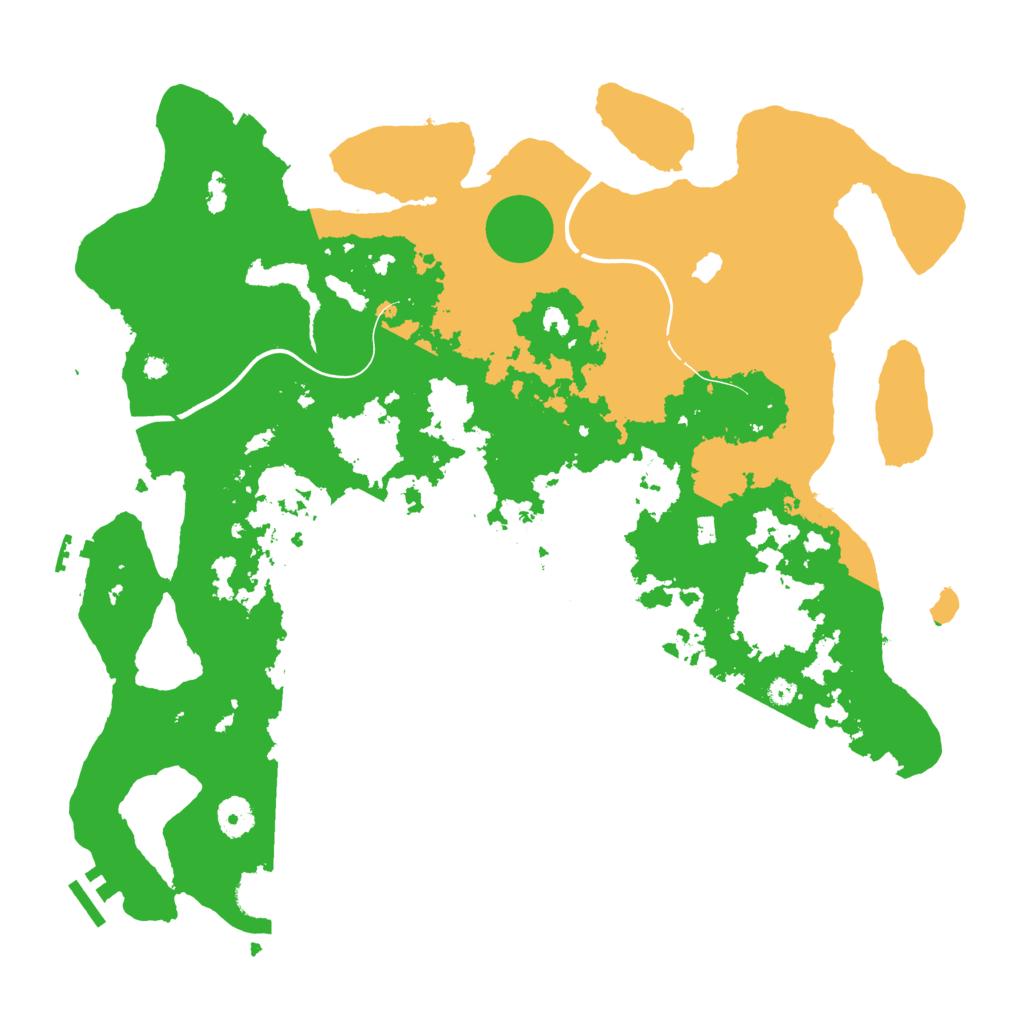 Biome Rust Map: Procedural Map, Size: 4000, Seed: 665433