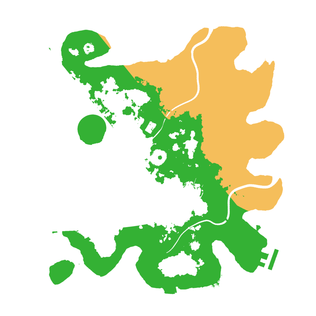 Biome Rust Map: Procedural Map, Size: 3000, Seed: 1589180356