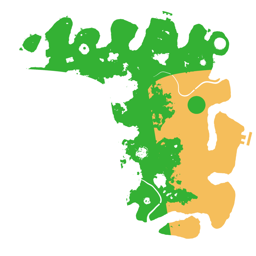 Biome Rust Map: Procedural Map, Size: 3800, Seed: 1928008082