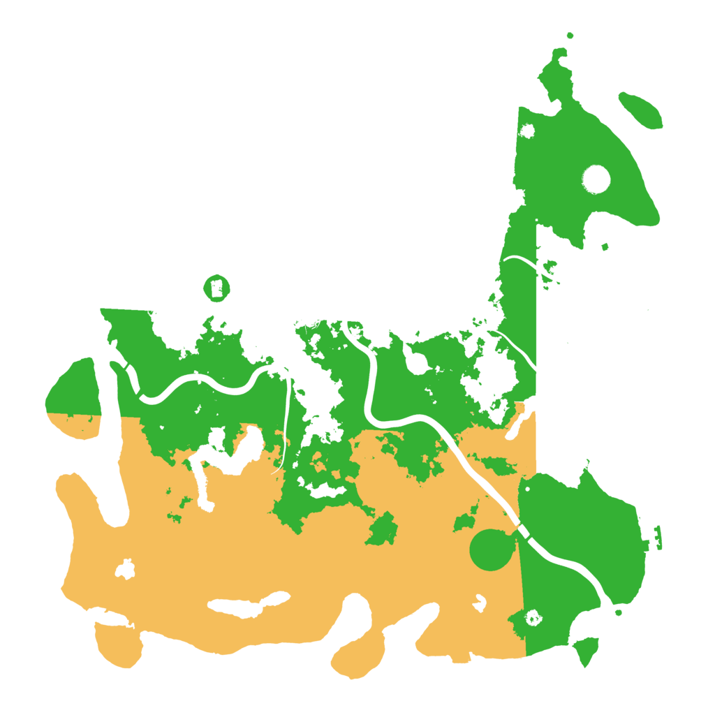 Biome Rust Map: Procedural Map, Size: 4500, Seed: 714292213