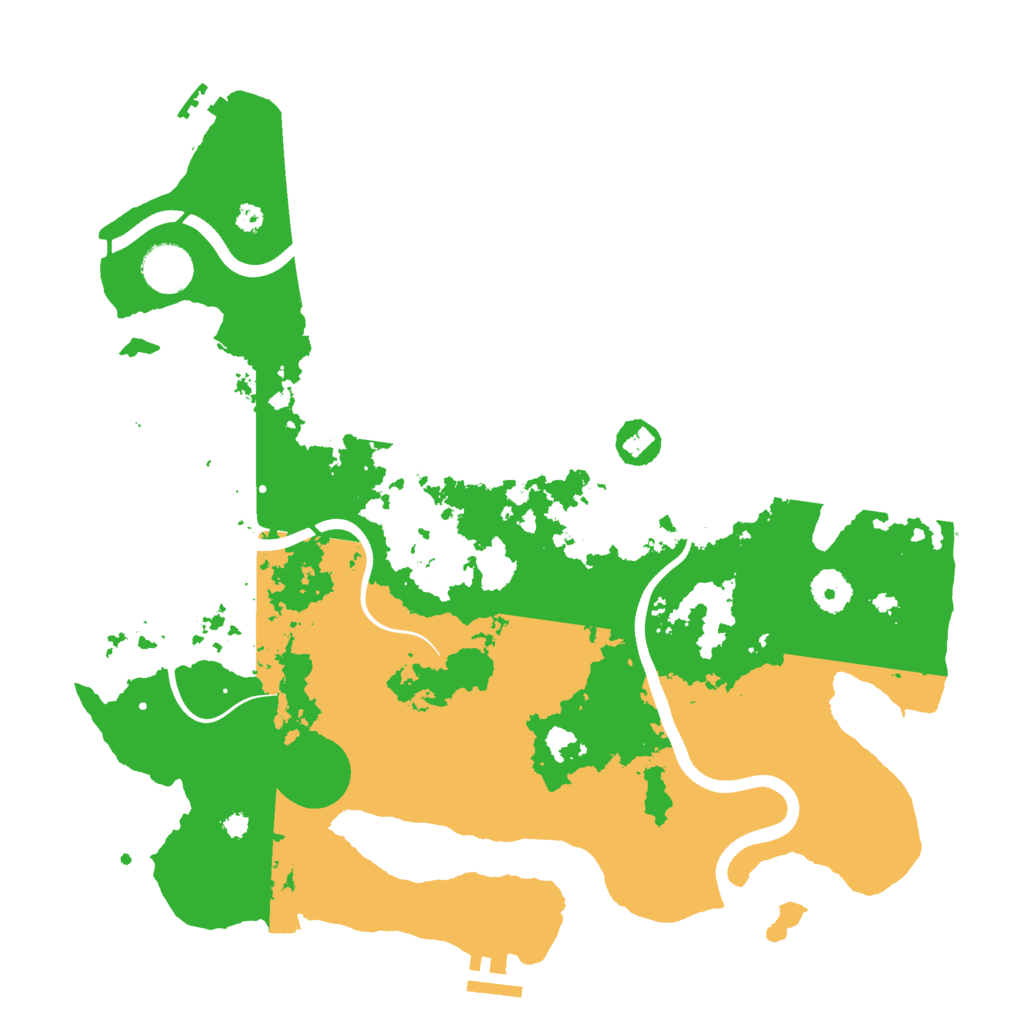Biome Rust Map: Procedural Map, Size: 3750, Seed: 1323855252