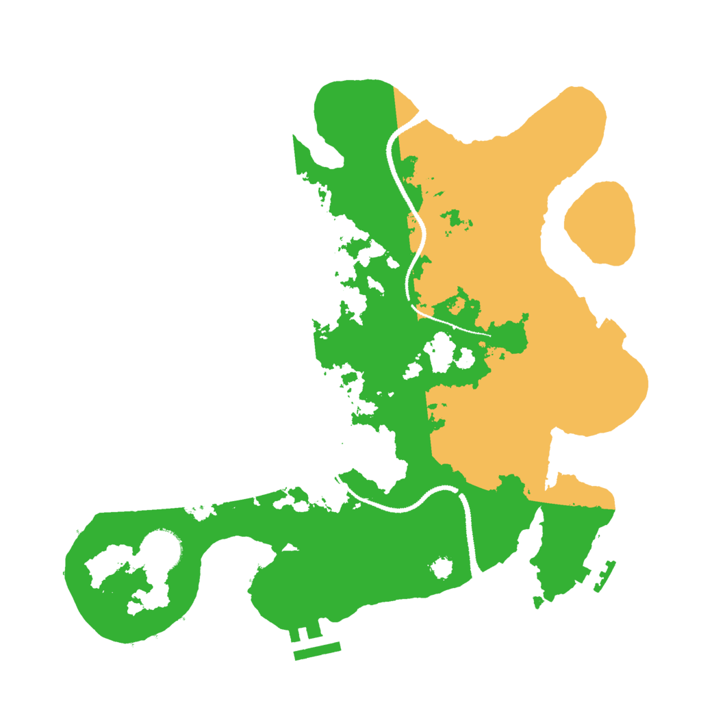 Biome Rust Map: Procedural Map, Size: 3000, Seed: 1192914900