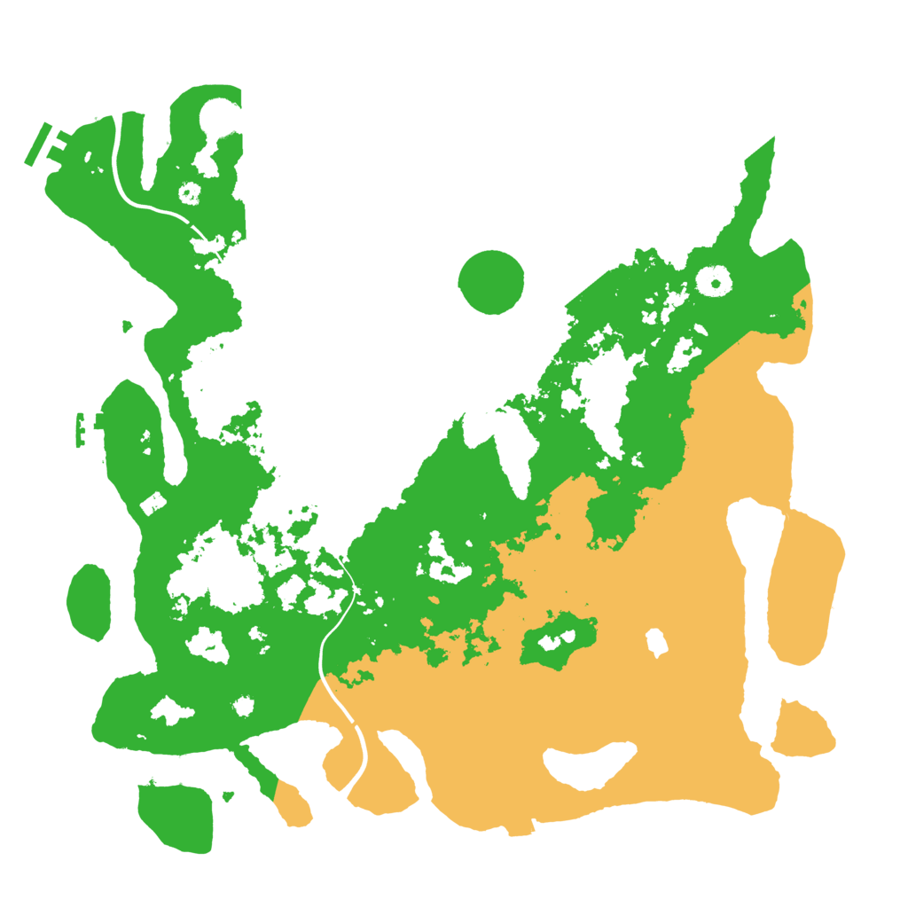 Biome Rust Map: Procedural Map, Size: 4000, Seed: 4598