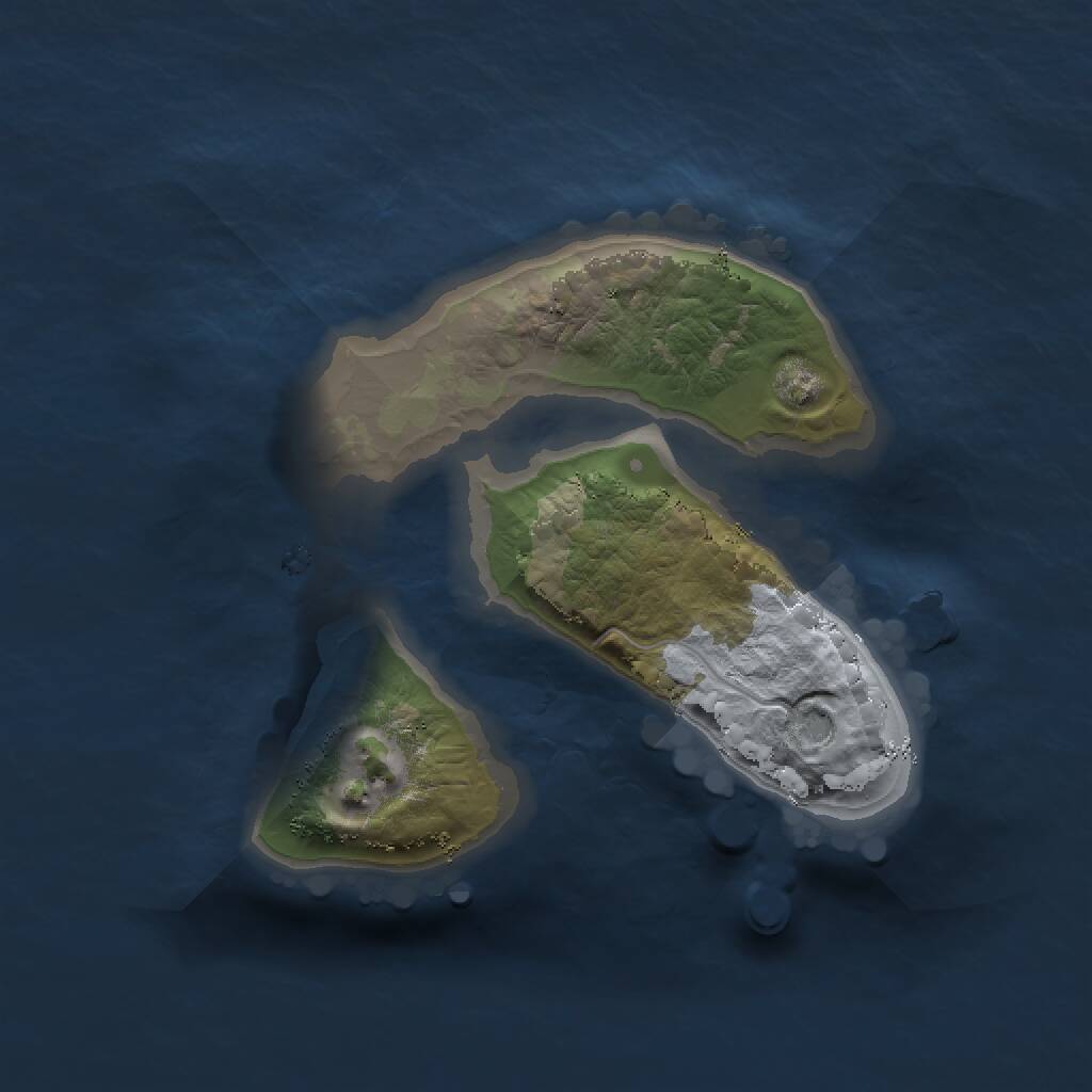 Rust Map: Procedural Map, Size: 1450, Seed: 241023, 1 Monuments