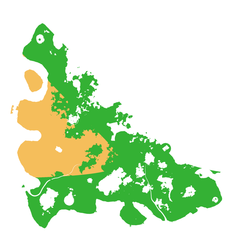 Biome Rust Map: Procedural Map, Size: 4255, Seed: 77000
