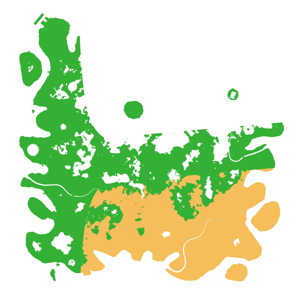 Biome Rust Map: Procedural Map, Size: 4500, Seed: 321674654