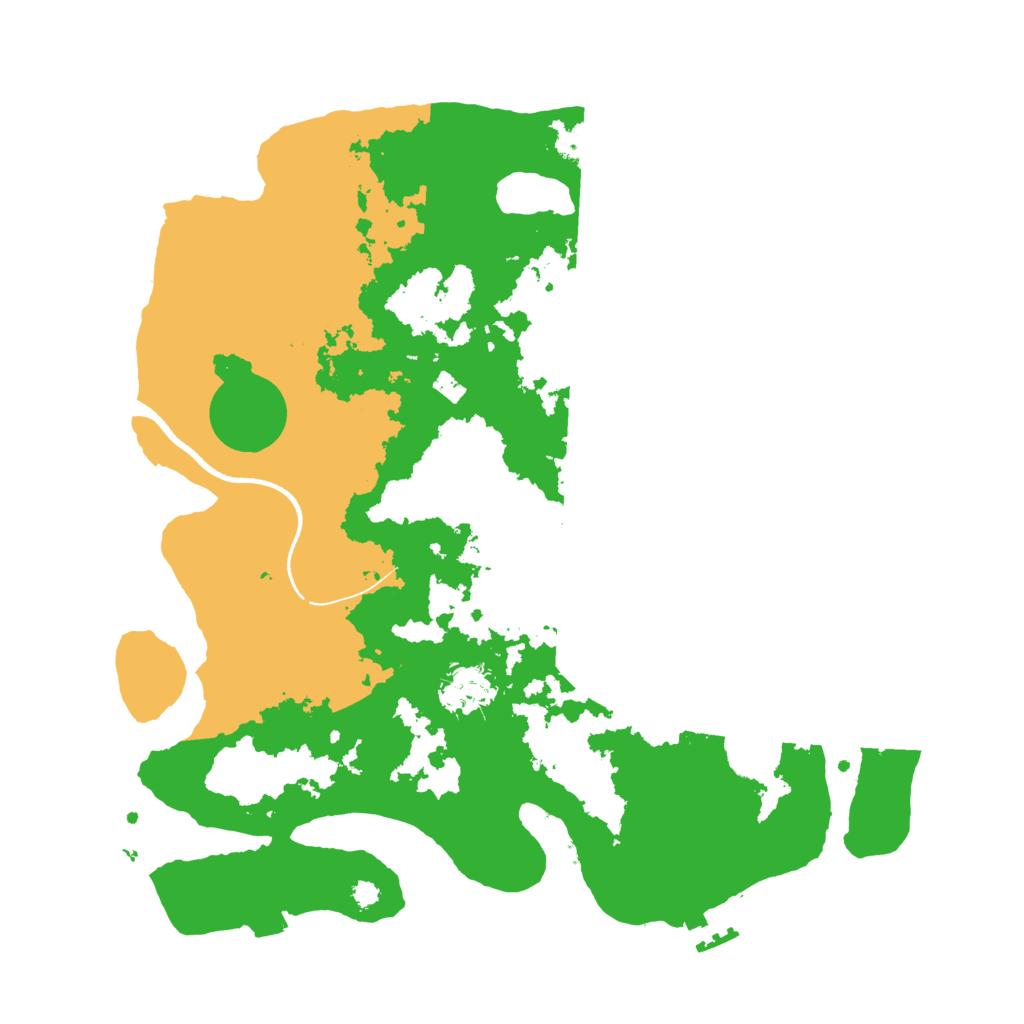Biome Rust Map: Procedural Map, Size: 3500, Seed: 1286578650