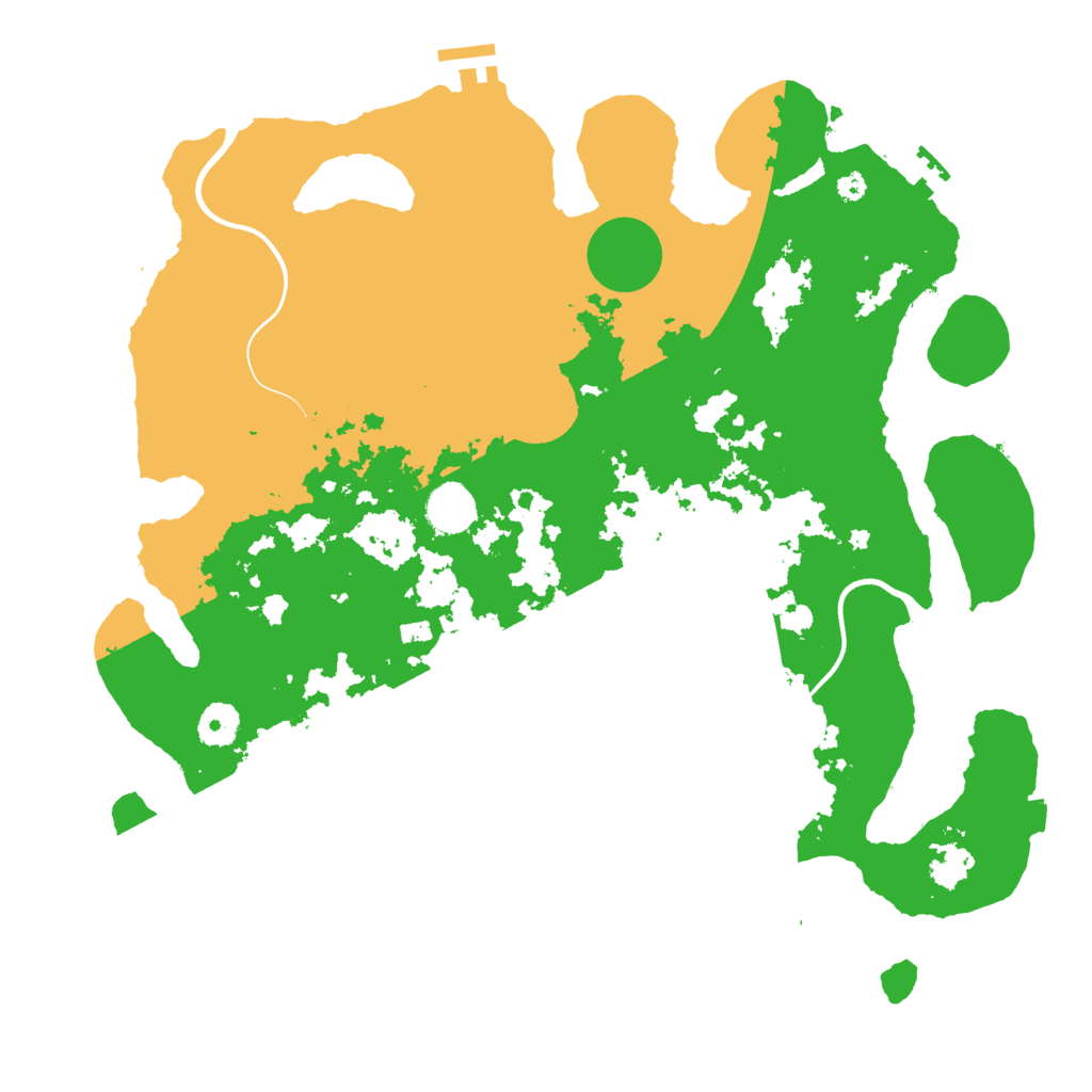 Biome Rust Map: Procedural Map, Size: 3850, Seed: 957436747