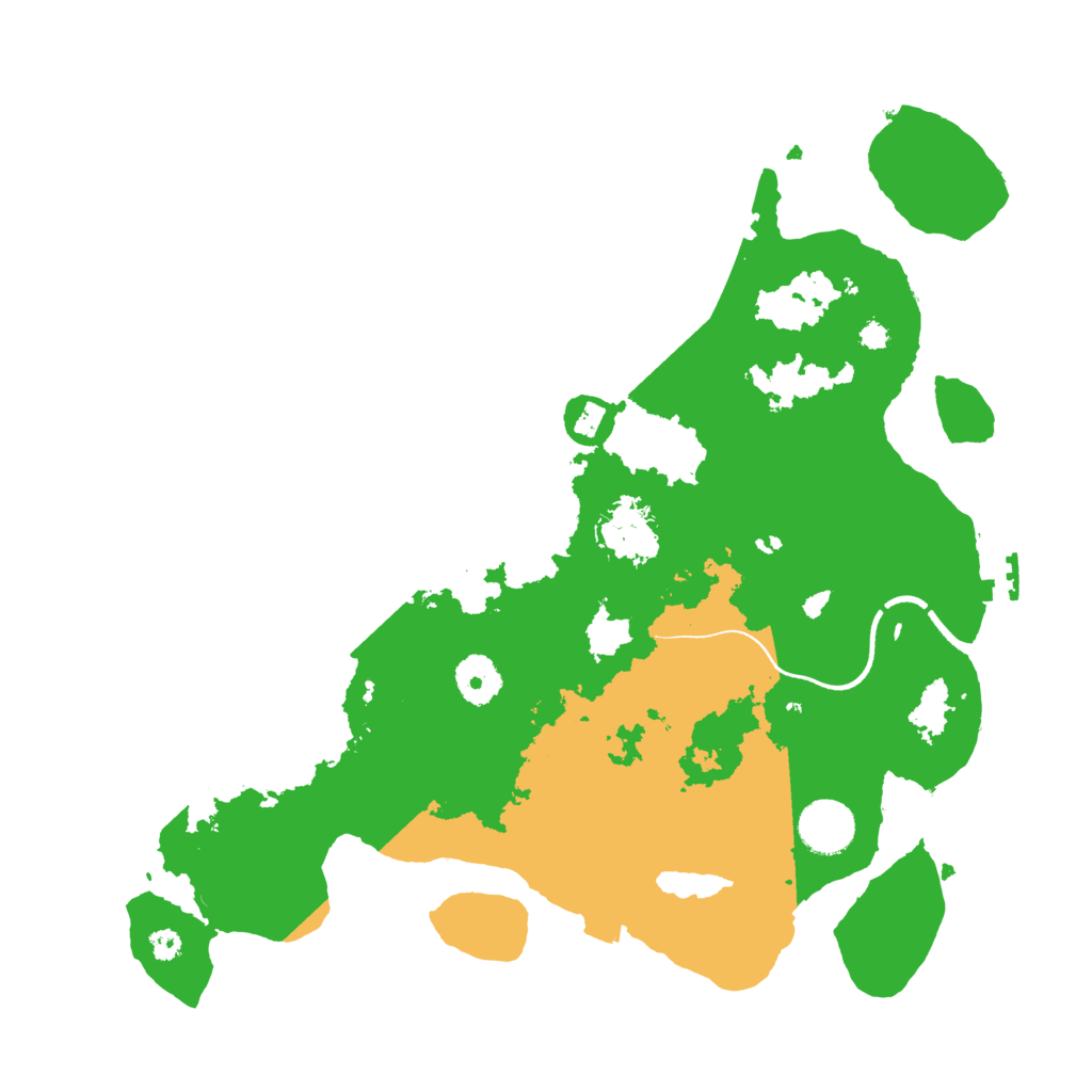 Biome Rust Map: Procedural Map, Size: 3500, Seed: 810499601