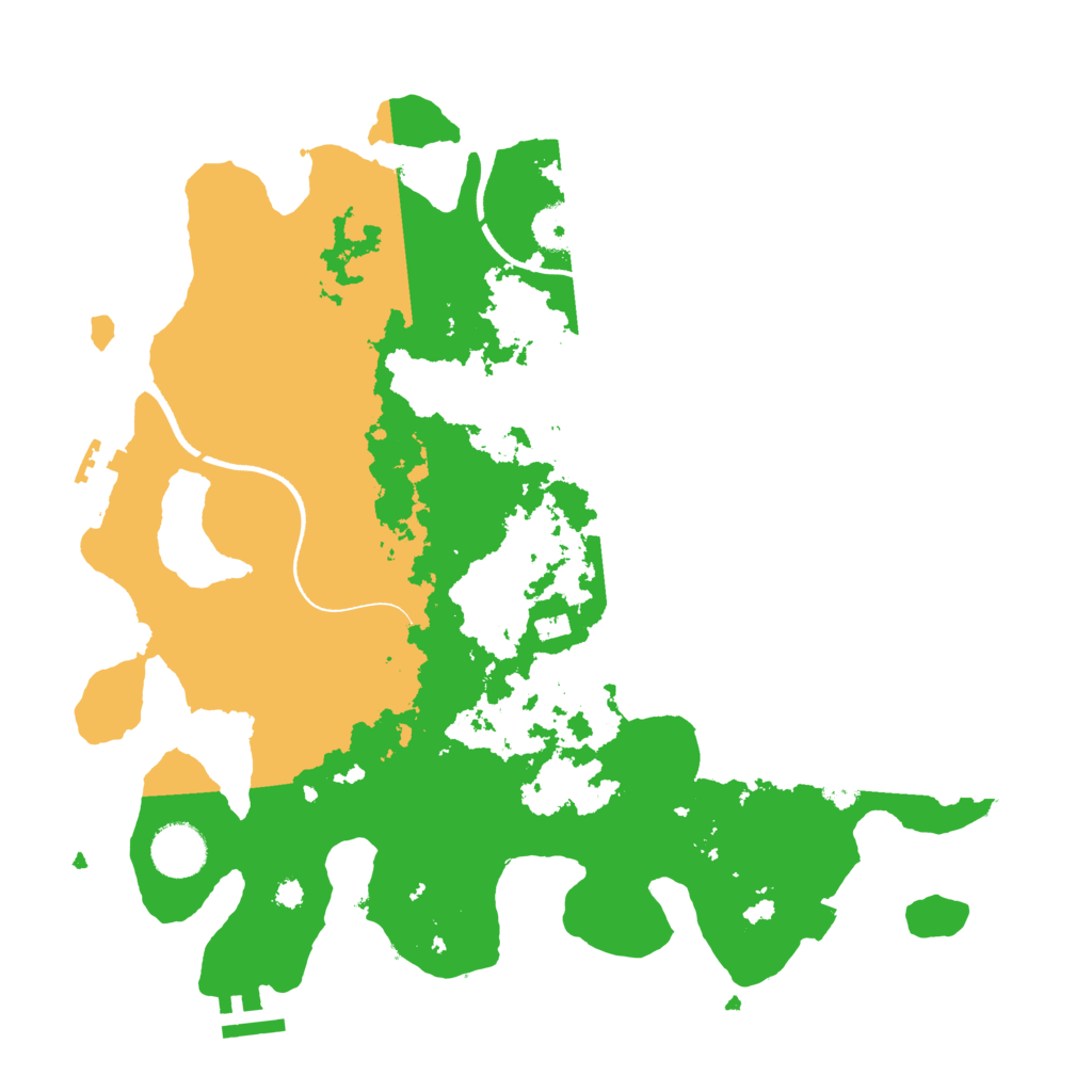 Biome Rust Map: Procedural Map, Size: 3500, Seed: 545020029