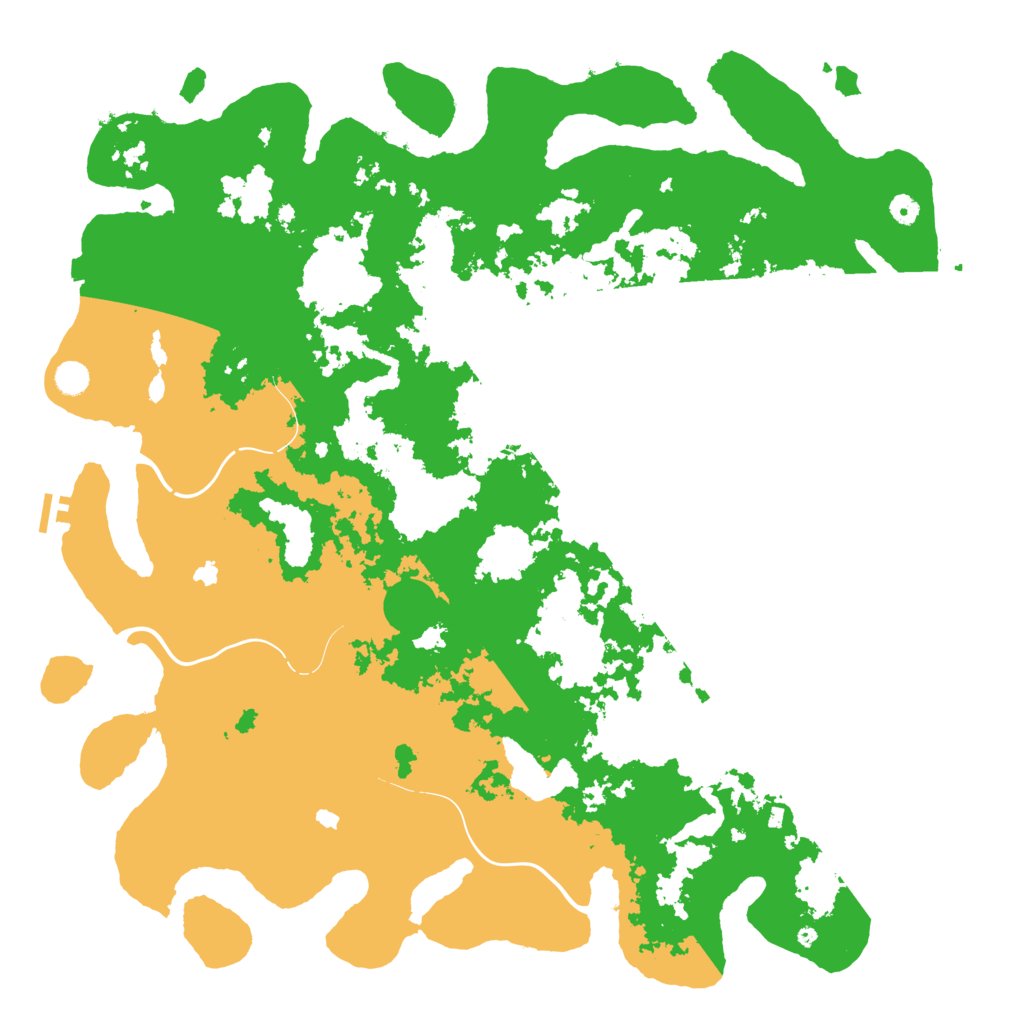 Biome Rust Map: Procedural Map, Size: 5250, Seed: 573392853