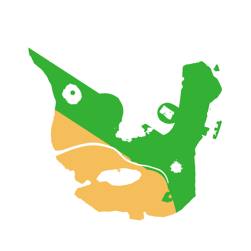 Biome Rust Map: Procedural Map, Size: 2000, Seed: 2020505075