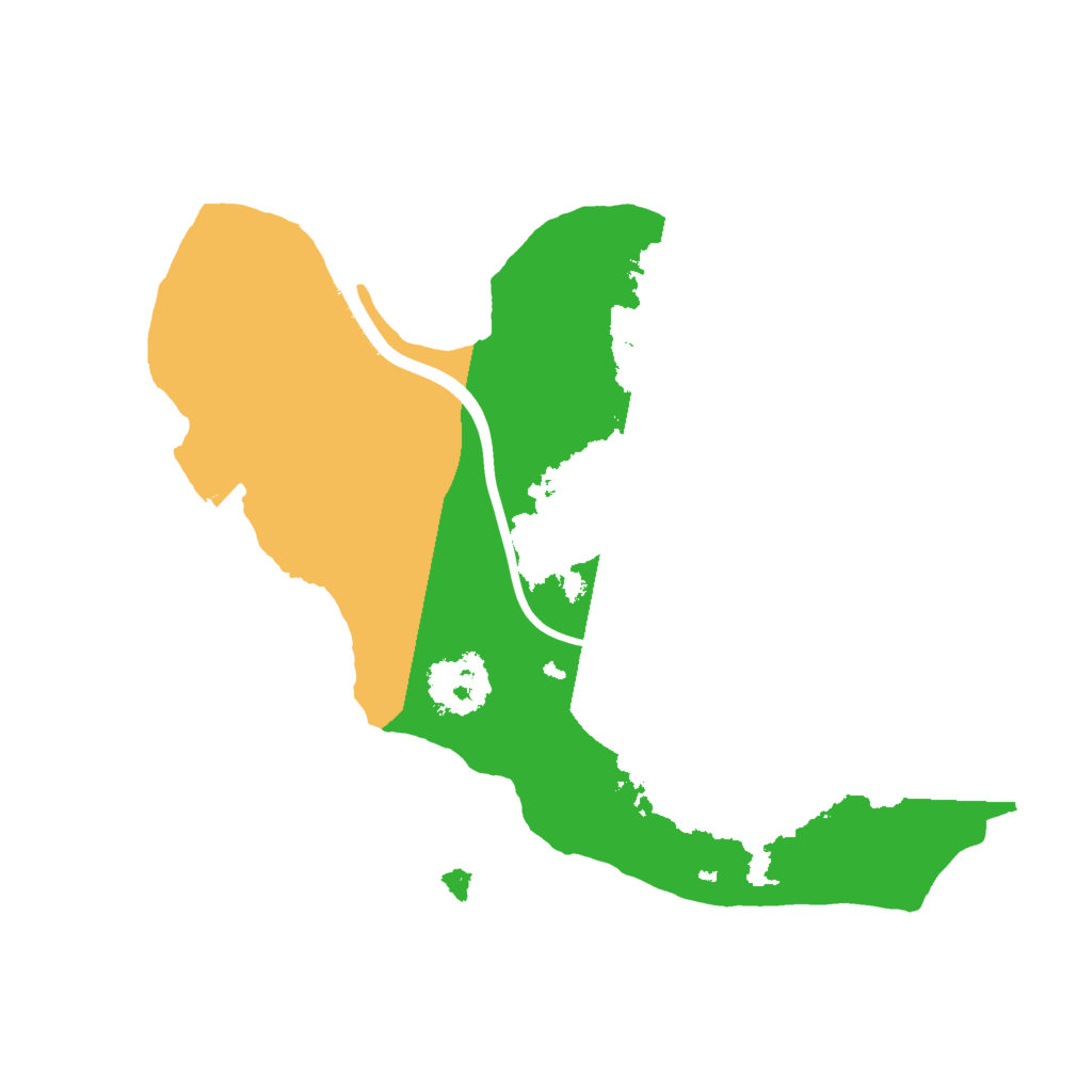 Biome Rust Map: Procedural Map, Size: 1800, Seed: 1375773333