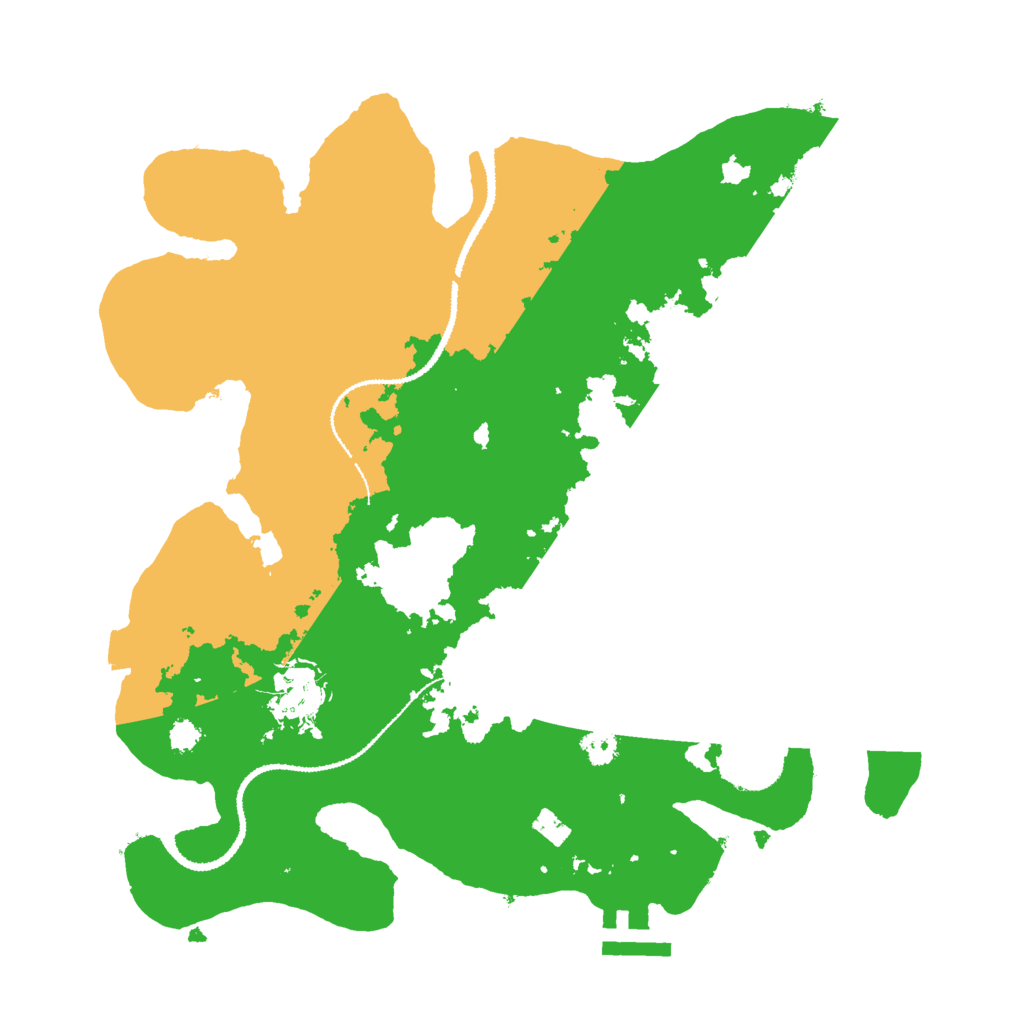 Biome Rust Map: Procedural Map, Size: 3000, Seed: 176010011