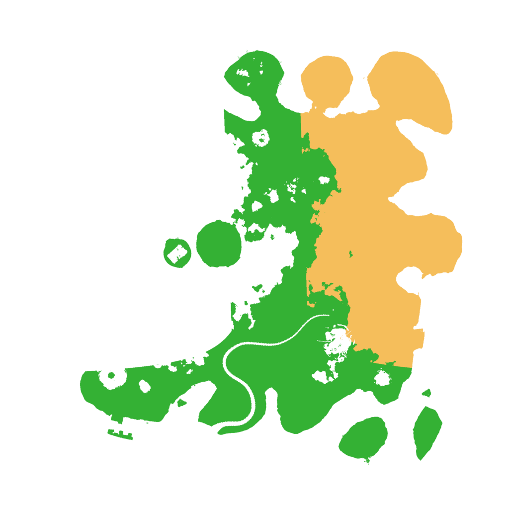 Biome Rust Map: Procedural Map, Size: 3000, Seed: 1982755888