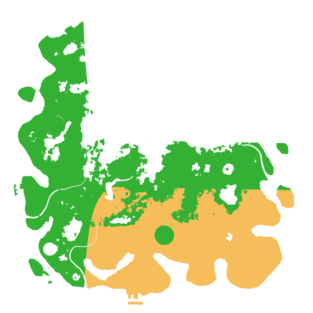 Biome Rust Map: Procedural Map, Size: 4250, Seed: 139691434