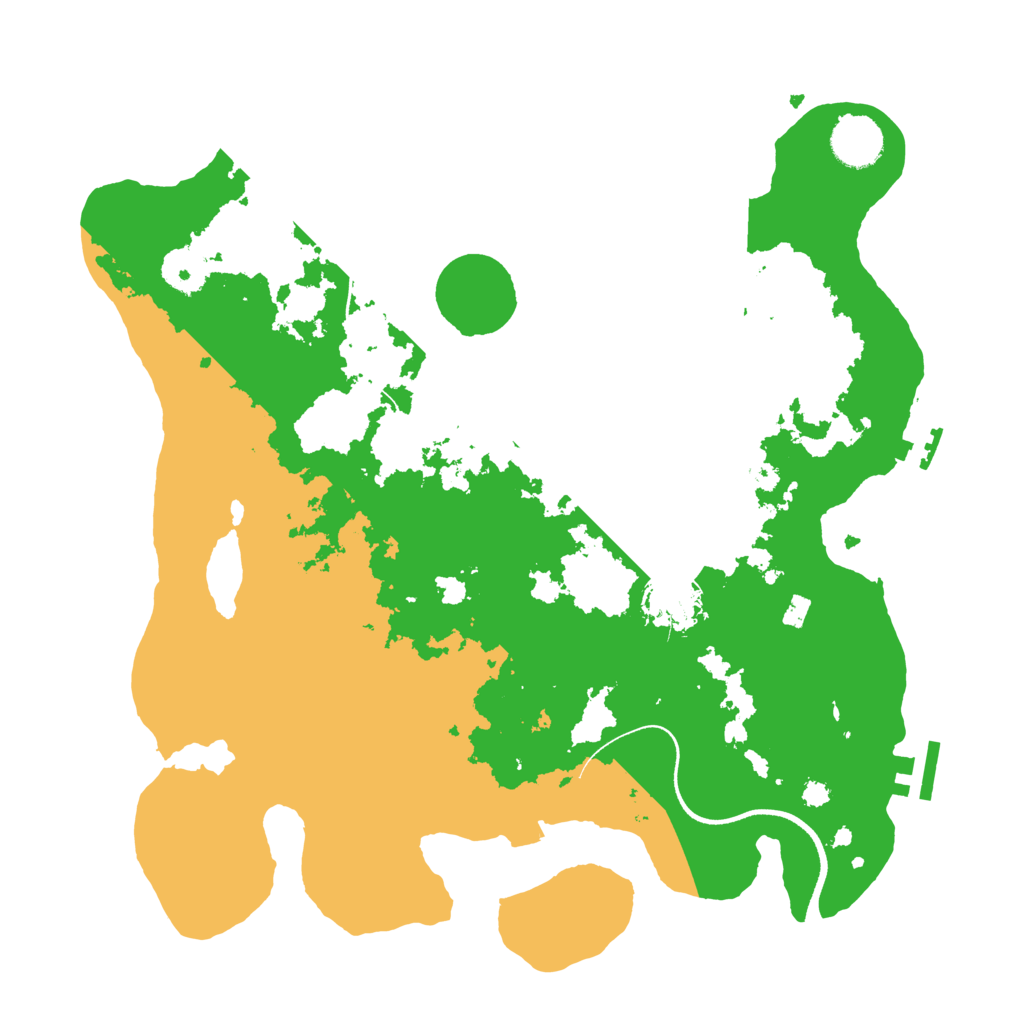 Biome Rust Map: Procedural Map, Size: 3500, Seed: 1391280611