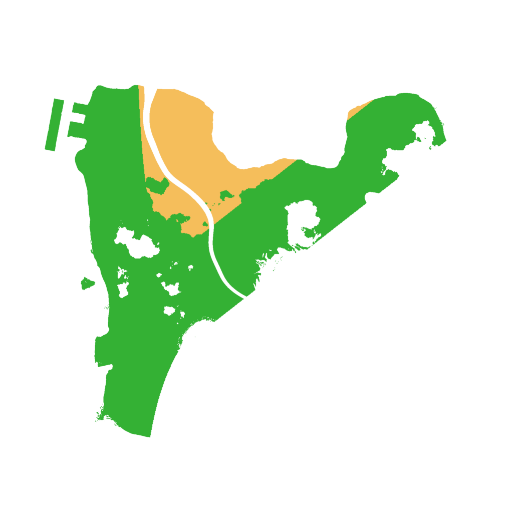 Biome Rust Map: Procedural Map, Size: 2000, Seed: 747035999