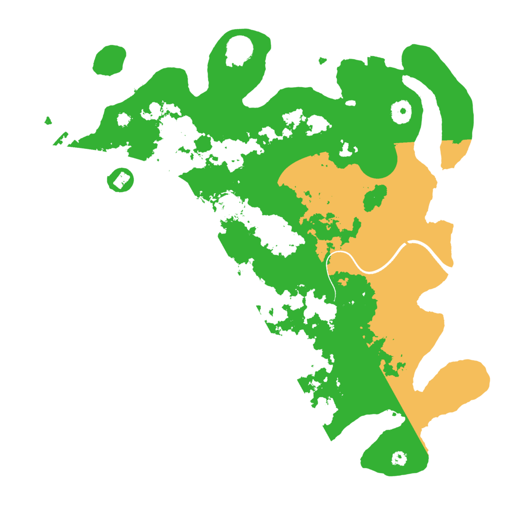 Biome Rust Map: Procedural Map, Size: 3500, Seed: 354267767