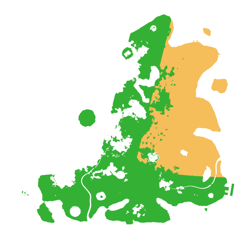 Biome Rust Map: Procedural Map, Size: 4000, Seed: 1830506896
