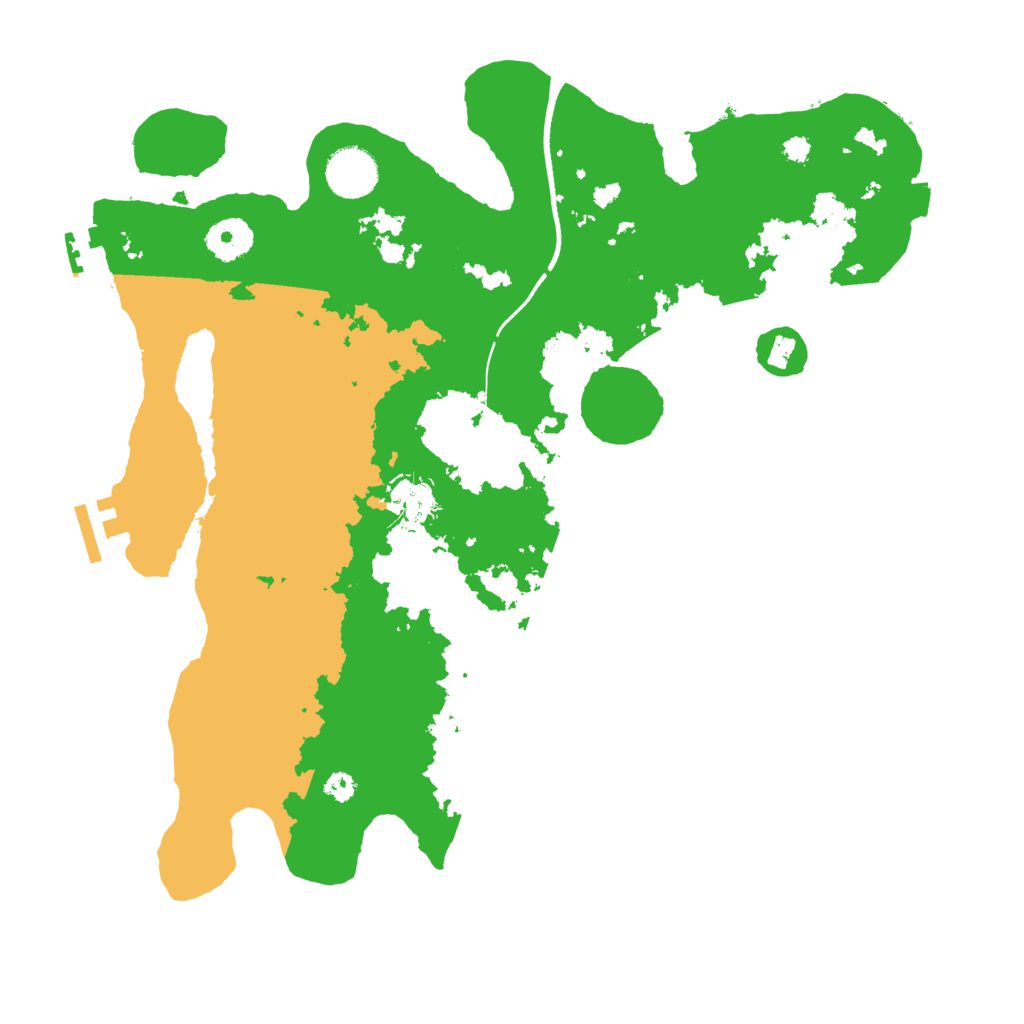 Biome Rust Map: Procedural Map, Size: 3500, Seed: 2078463713