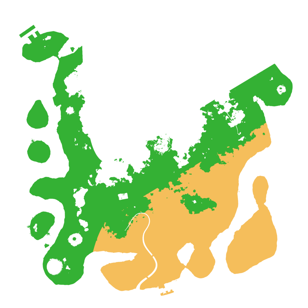 Biome Rust Map: Procedural Map, Size: 3500, Seed: 675963