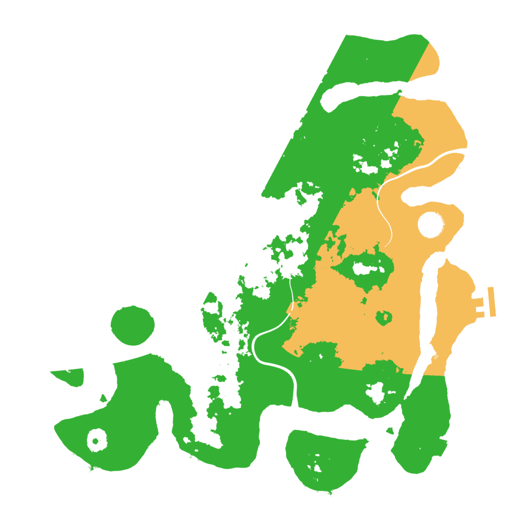 Biome Rust Map: Procedural Map, Size: 3500, Seed: 1982774859