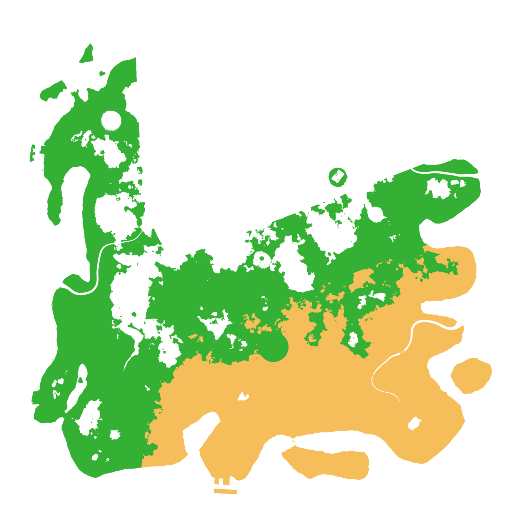 Biome Rust Map: Procedural Map, Size: 4500, Seed: 154765901