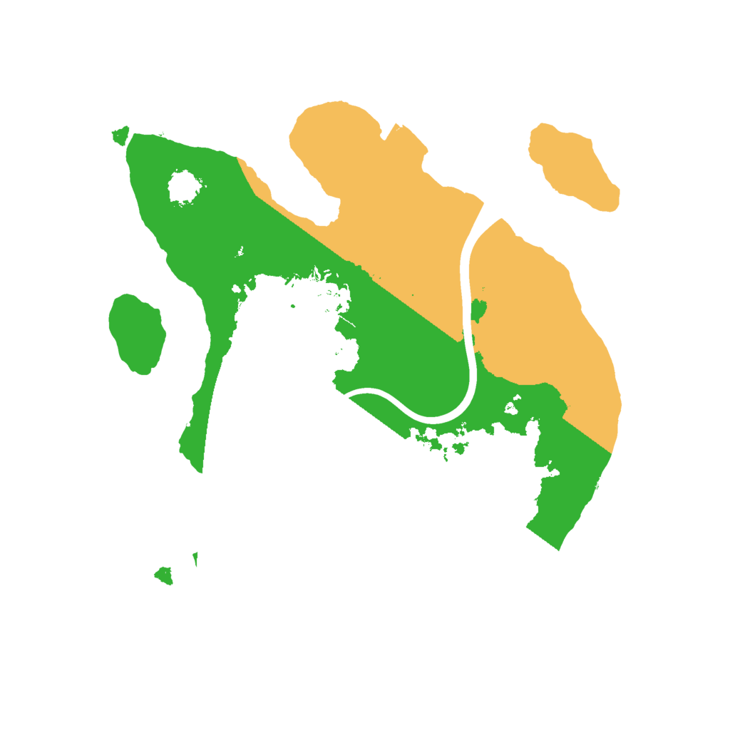 Biome Rust Map: Procedural Map, Size: 2000, Seed: 578689