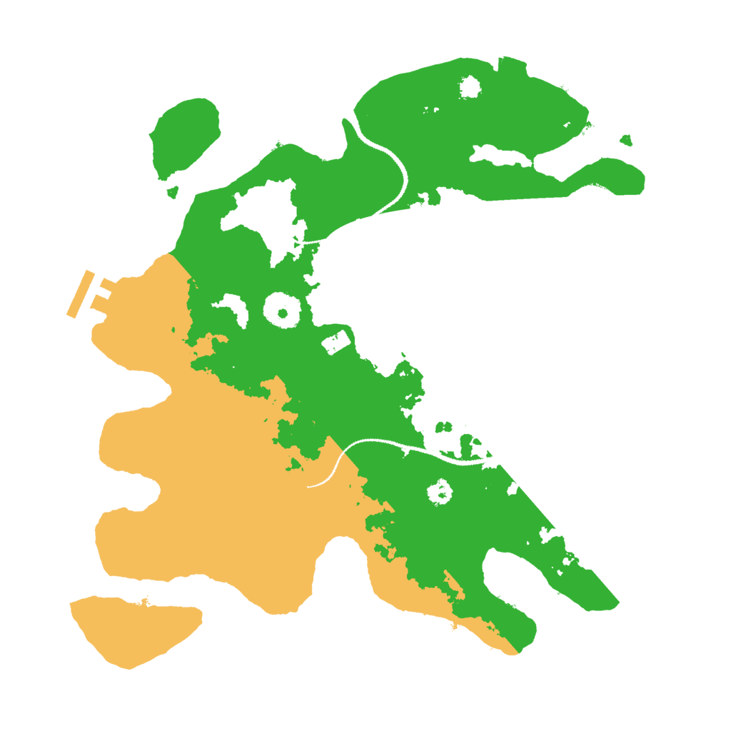 Biome Rust Map: Procedural Map, Size: 3000, Seed: 1850106053