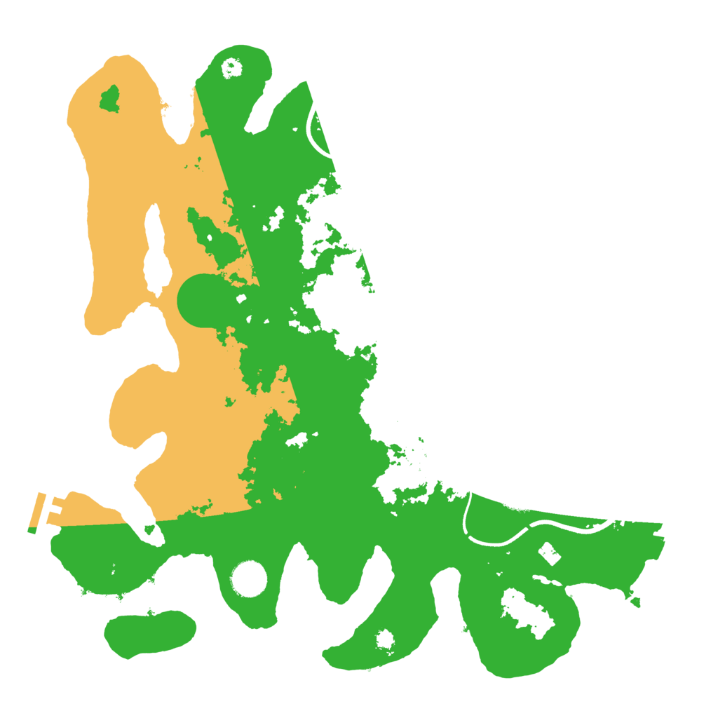 Biome Rust Map: Procedural Map, Size: 3500, Seed: 1588595903