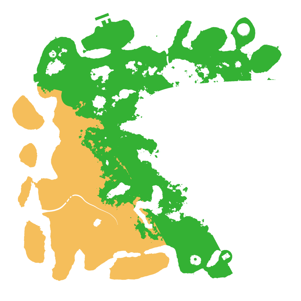 Biome Rust Map: Procedural Map, Size: 4250, Seed: 1300805314