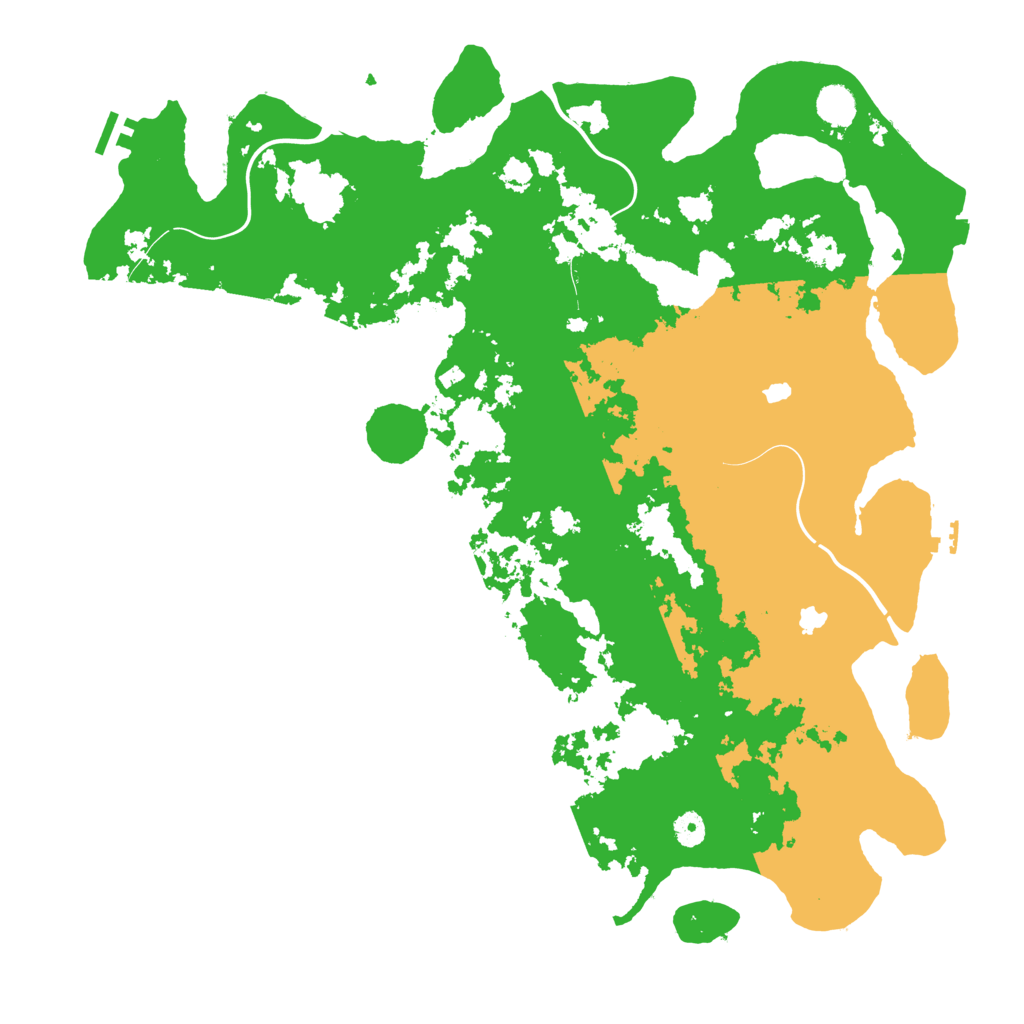 Biome Rust Map: Procedural Map, Size: 4675, Seed: 60000