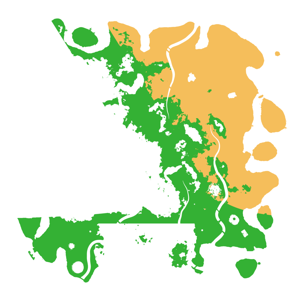 Biome Rust Map: Procedural Map, Size: 4500, Seed: 643191344