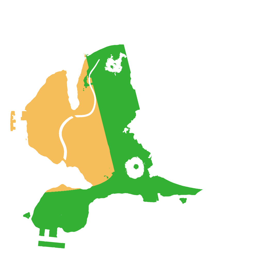 Biome Rust Map: Procedural Map, Size: 2000, Seed: 564401828