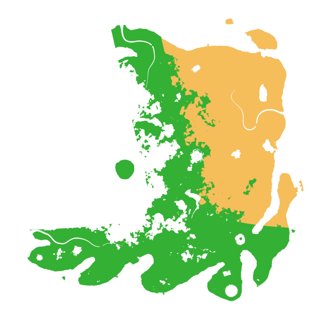 Biome Rust Map: Procedural Map, Size: 4500, Seed: 2348342