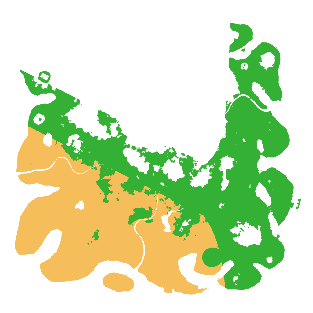 Biome Rust Map: Procedural Map, Size: 4300, Seed: 1126020613