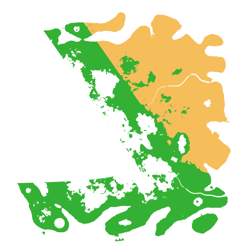 Biome Rust Map: Procedural Map, Size: 4250, Seed: 17727