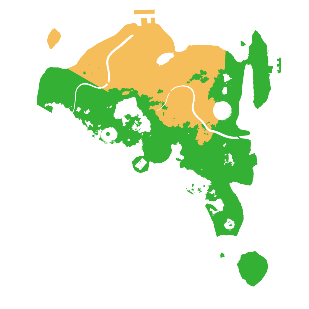 Biome Rust Map: Procedural Map, Size: 3000, Seed: 234223087