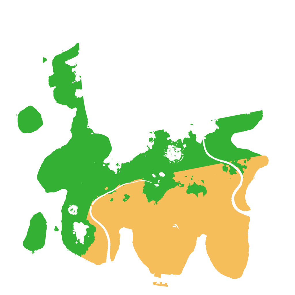 Biome Rust Map: Procedural Map, Size: 3000, Seed: 179962530