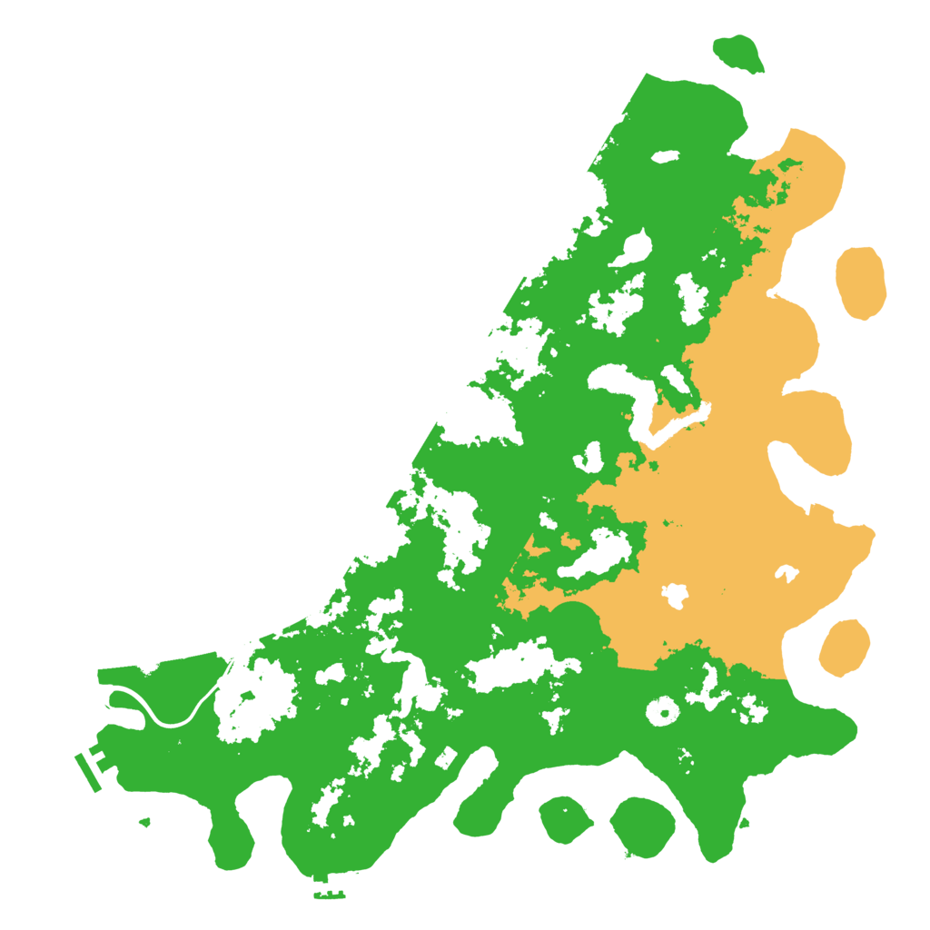 Biome Rust Map: Procedural Map, Size: 4500, Seed: 1650351770